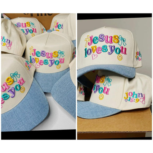 Jesus loves you hat