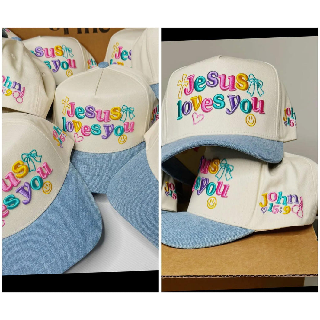 Jesus loves you hat