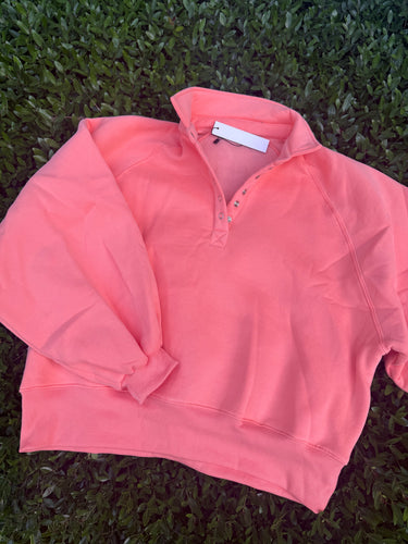 Piper Snap Button collared sweater