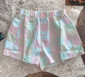 Checkered Boxer Shorts