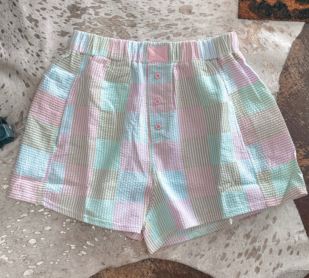 Checkered Boxer Shorts