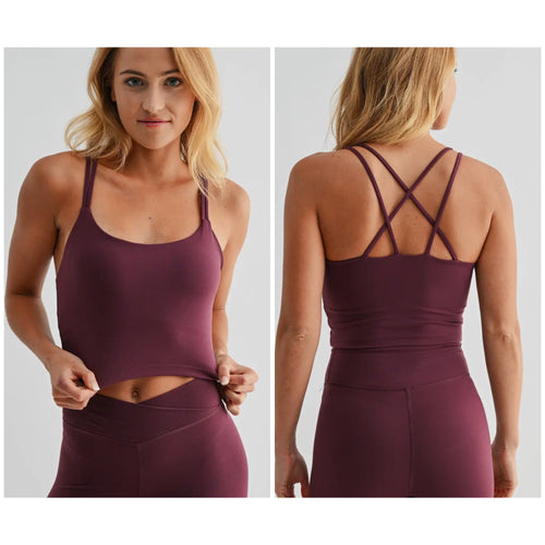 Venice Cloud Light Criss-Cross Sports Bra