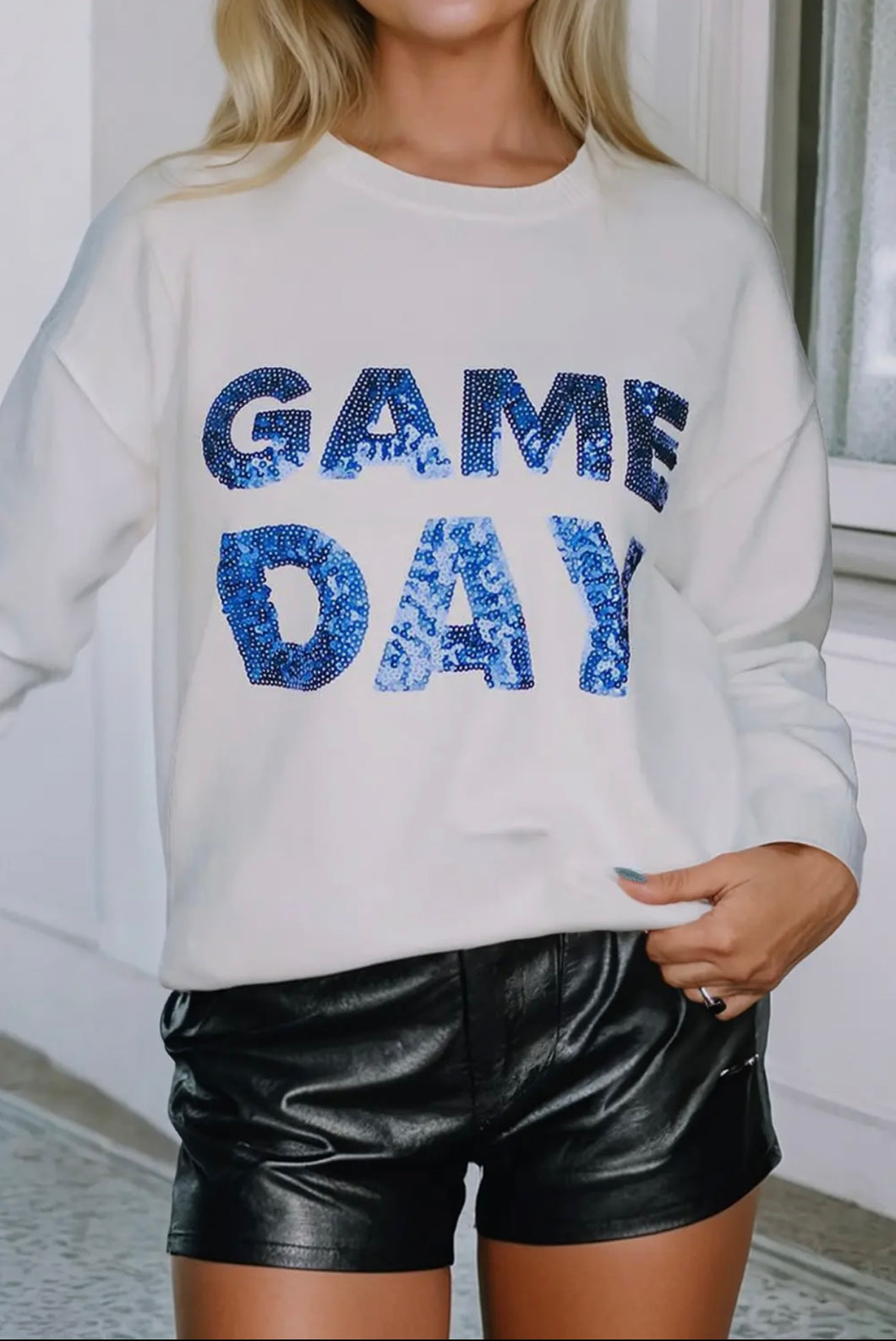 Game Day Sequin SweatShirt