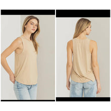 Load image into Gallery viewer, Sleeveless workout tank top