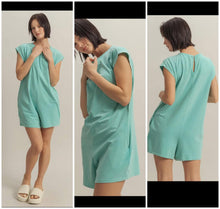 Load image into Gallery viewer, Sleeveless relaxed fit breezy romper