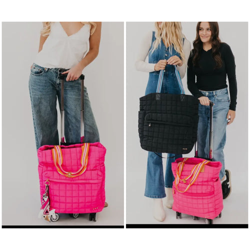 Tenley quilted Tote Roller Bag