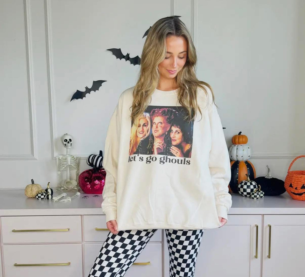 Let’s go ghouls sweatshirt