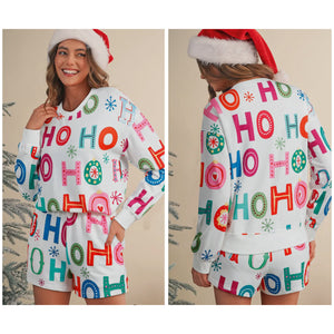 Ho Ho Ho Graphic Christmas Set