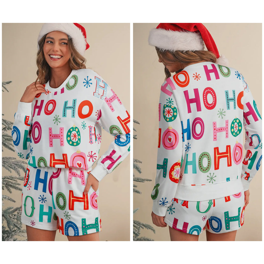 Ho Ho Ho Graphic Christmas Set