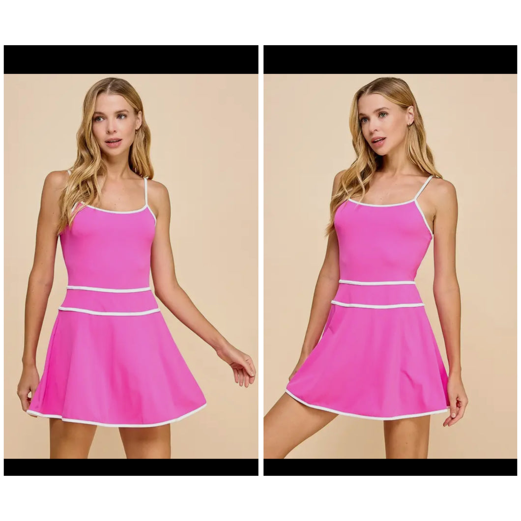 Inner Shorts Athletic Tank Dress
